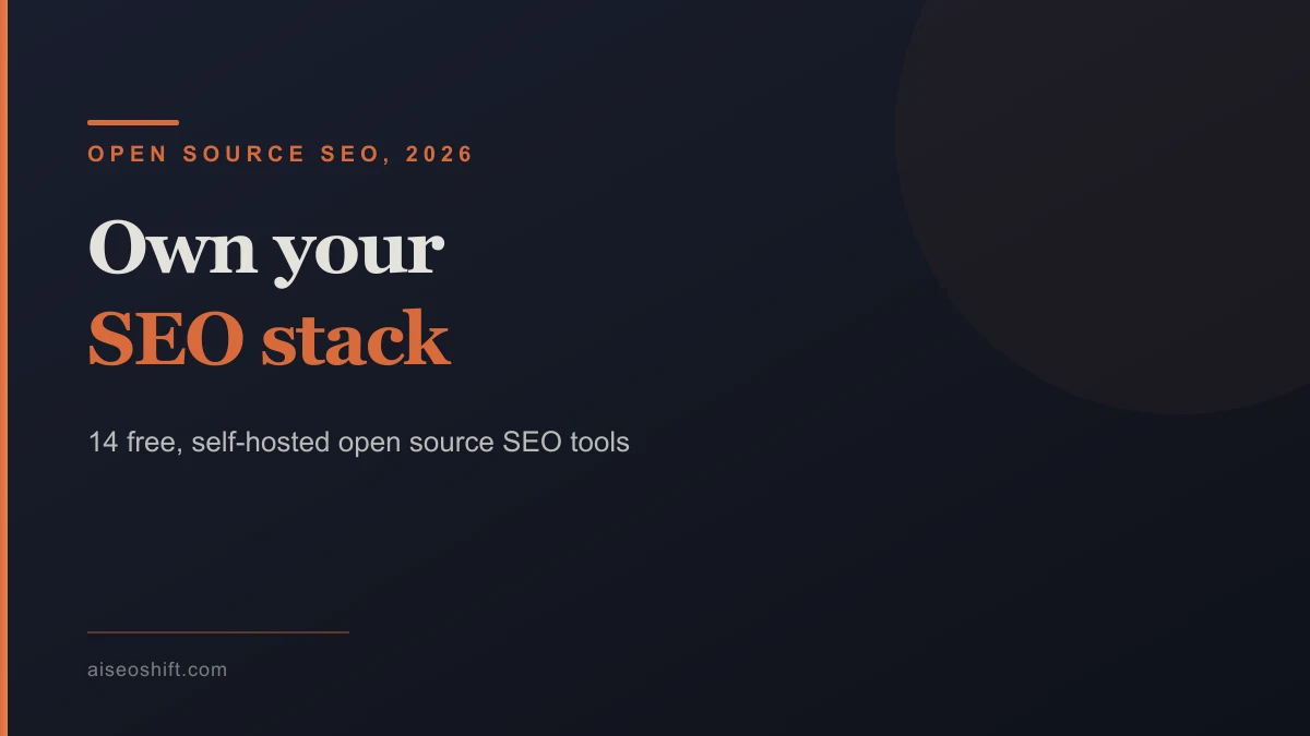 Best open source SEO tools and platforms in 2026