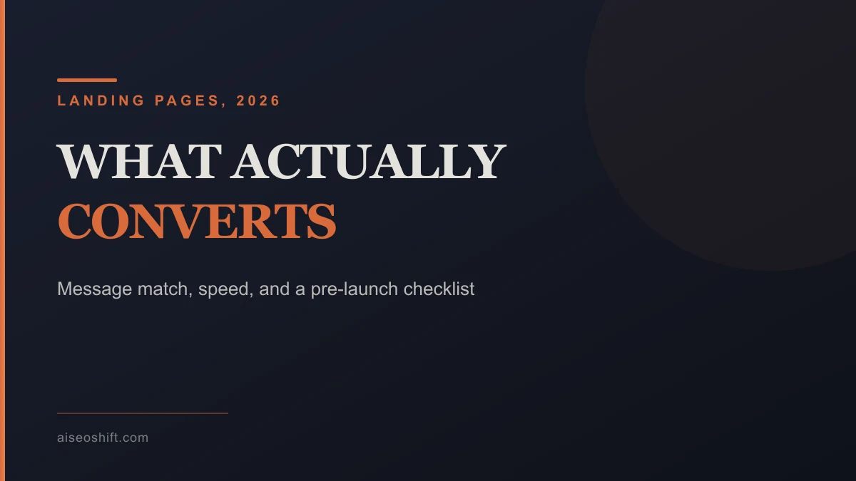 Illustration of a landing page anatomy with headline, hero, proof, form and call to action labeled