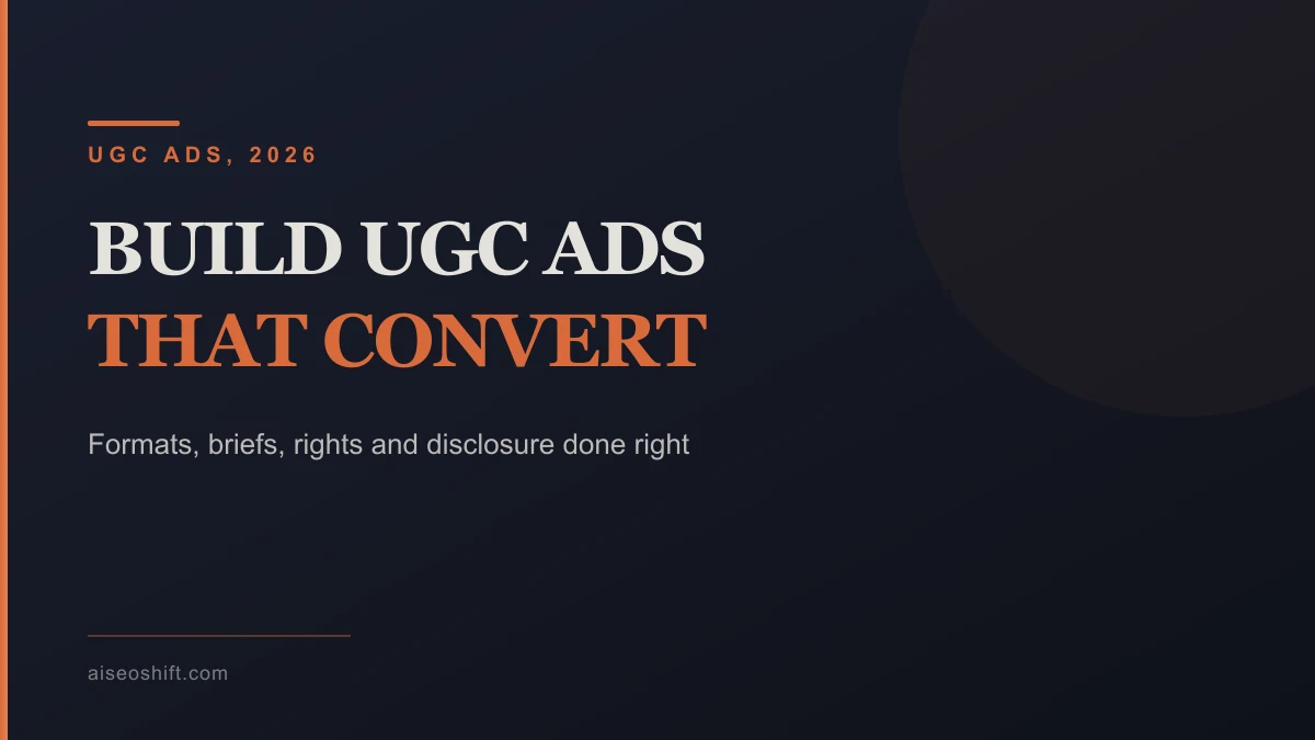 Four UGC ad format icons: testimonial, unboxing, problem and solution, day in the life